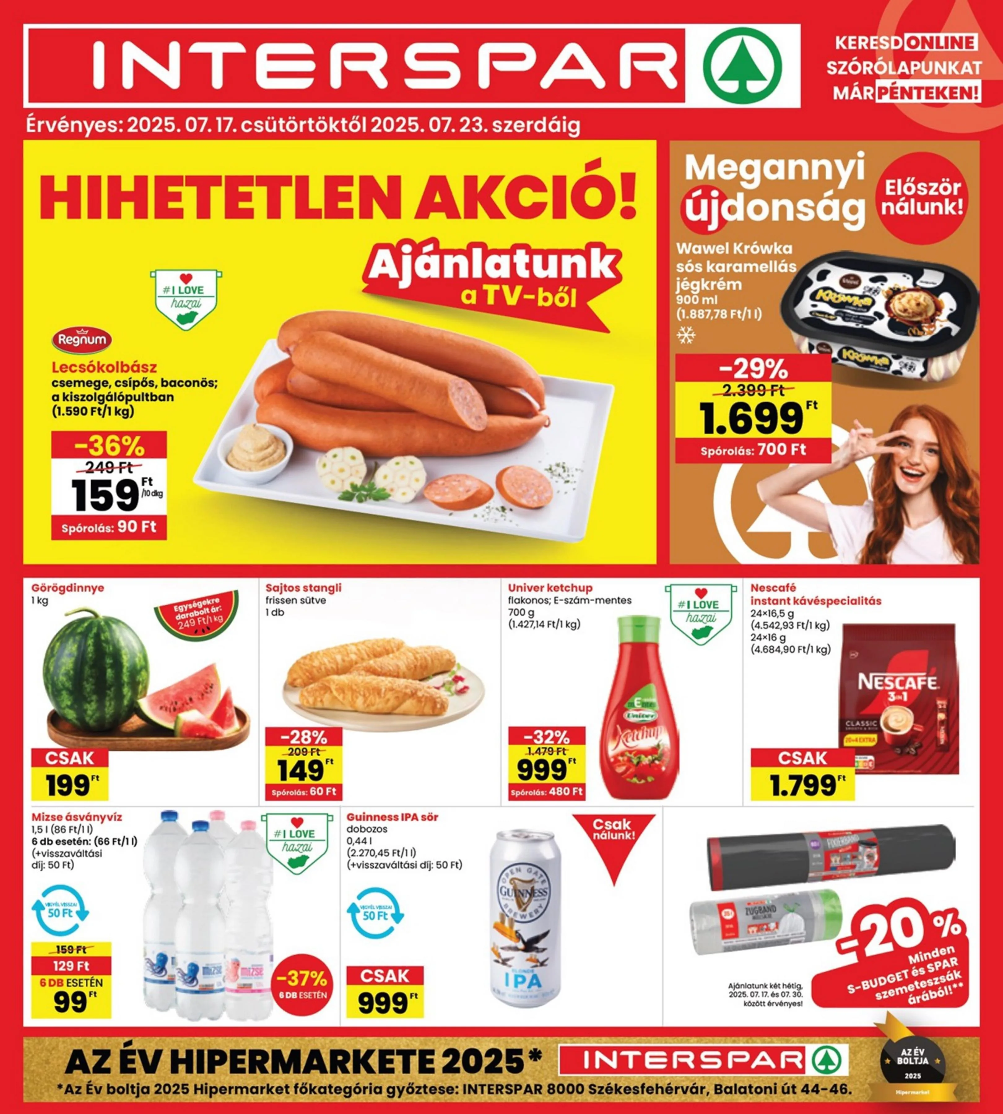 Interspar akciós újság 07.17–07.23