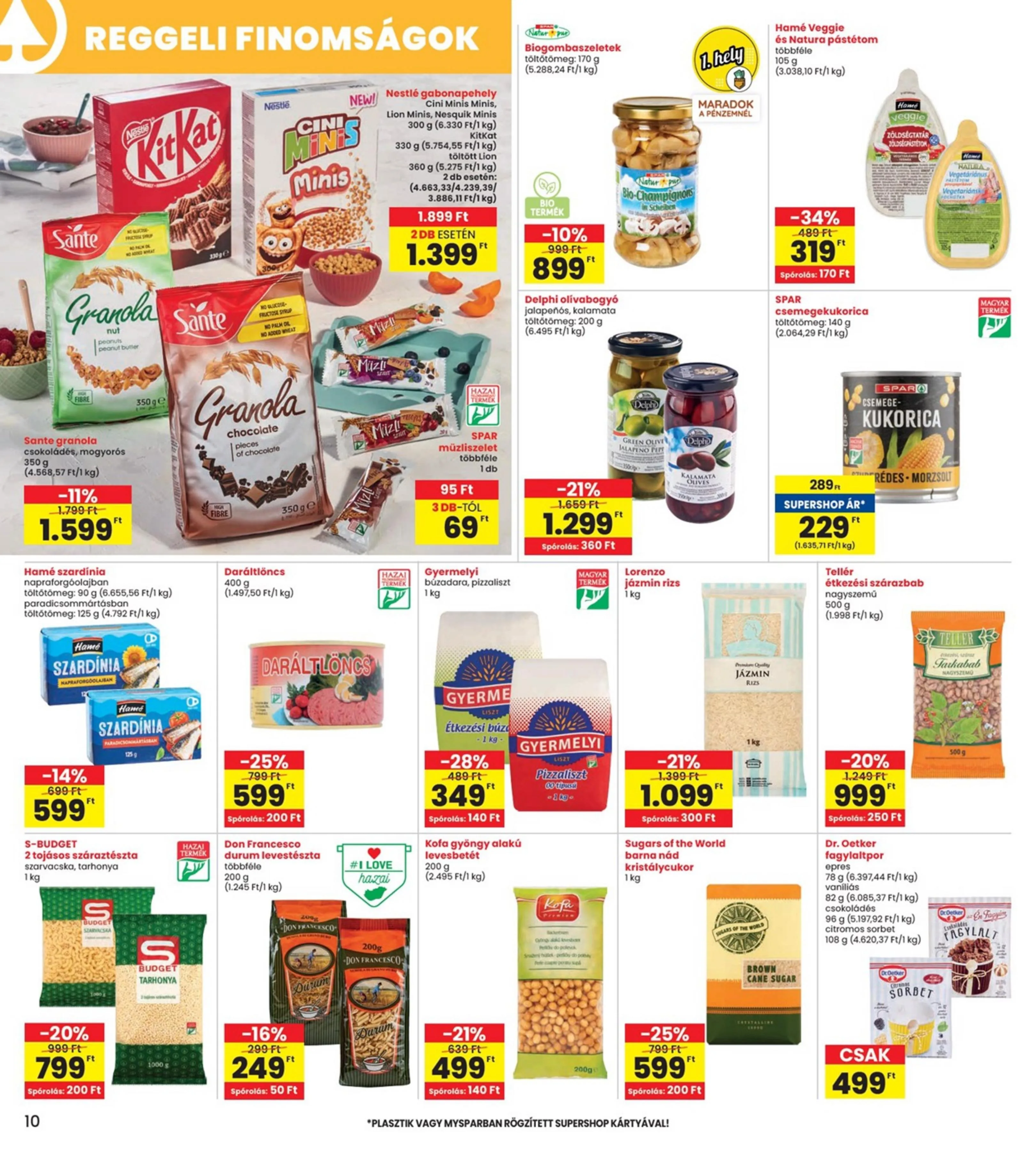 Interspar akciós újság 07.17–07.23 – 10. oldal