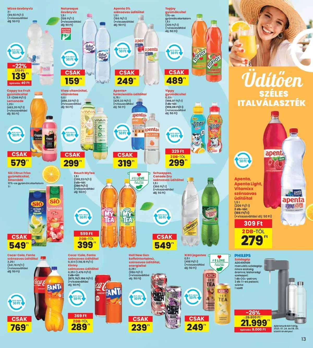 Interspar akciós újság 07.24–07.30 – 13. oldal
