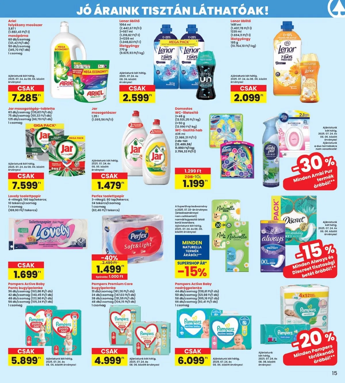 Interspar akciós újság 07.24–07.30 – 15. oldal