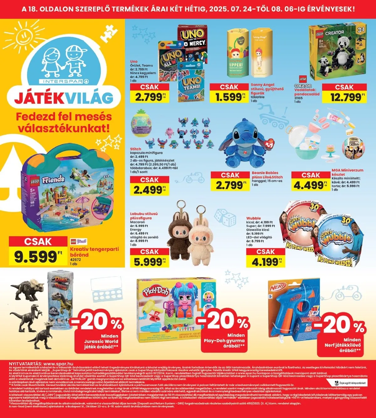Interspar akciós újság 07.24–07.30 – 18. oldal