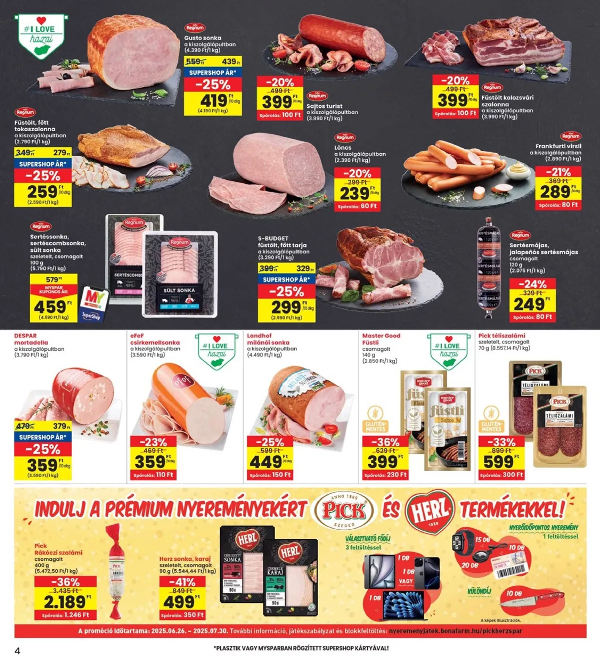 Interspar akciós újság 07.24–07.30 – 4. oldal