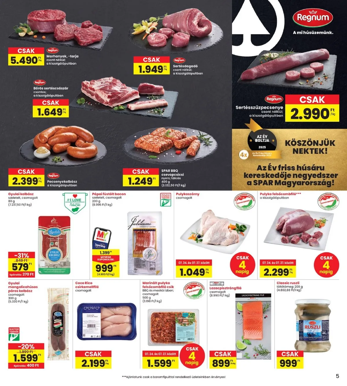 Interspar akciós újság 07.24–07.30 – 5. oldal