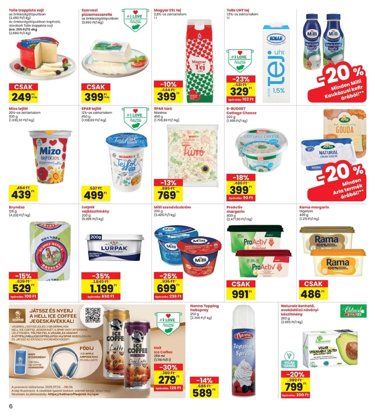 Interspar akciós újság 07.24–07.30 – 6. oldal