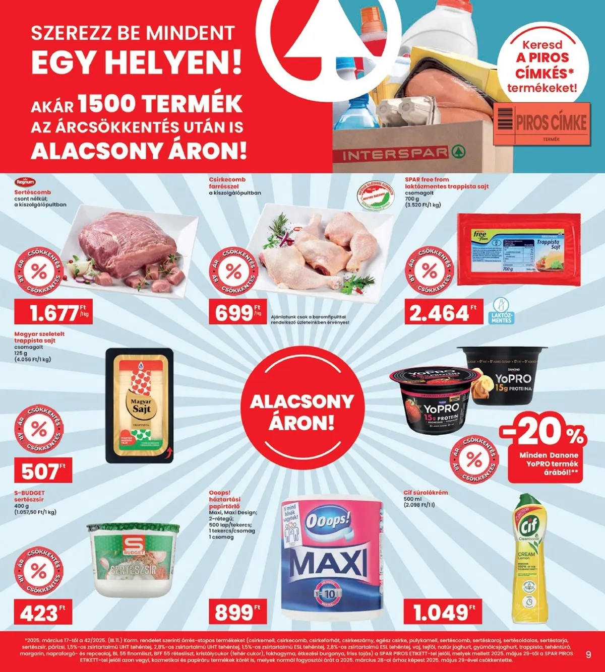Interspar akciós újság 07.24–07.30 – 9. oldal