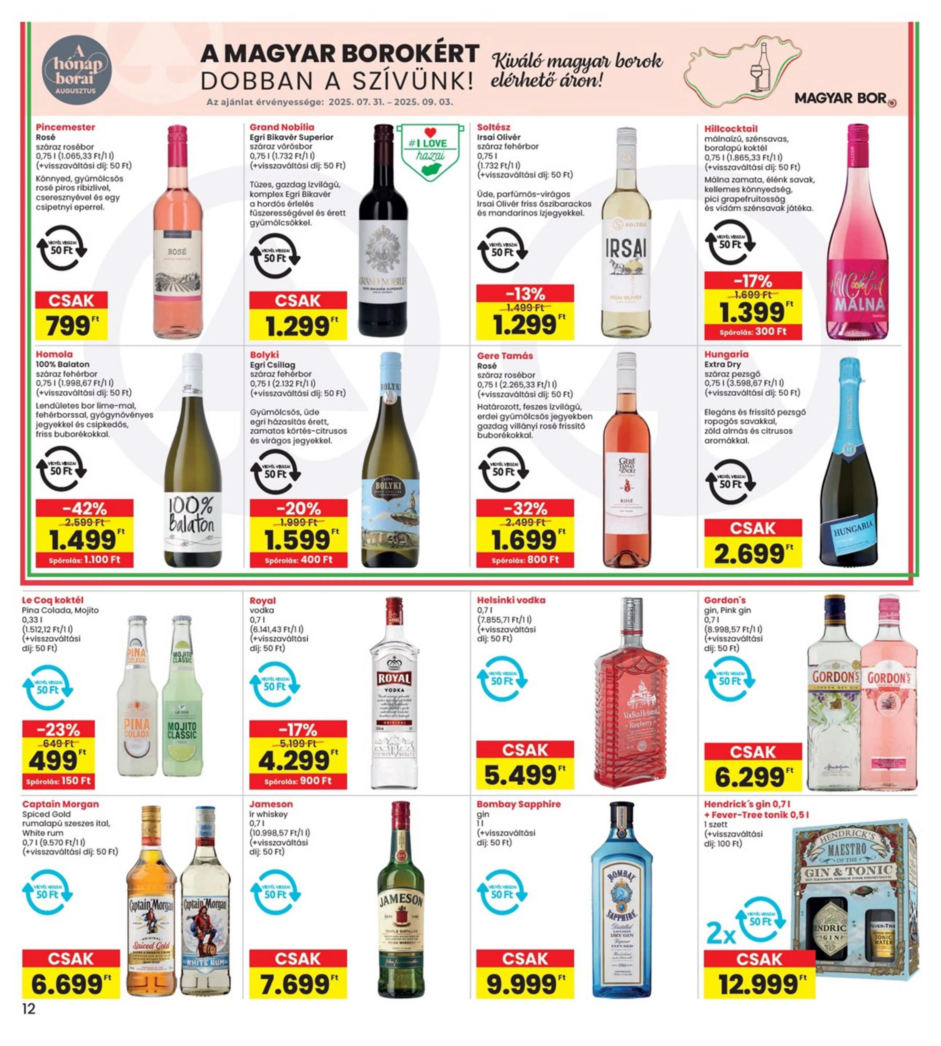 Interspar akciós újság 07.31–08.06 – 12. oldal