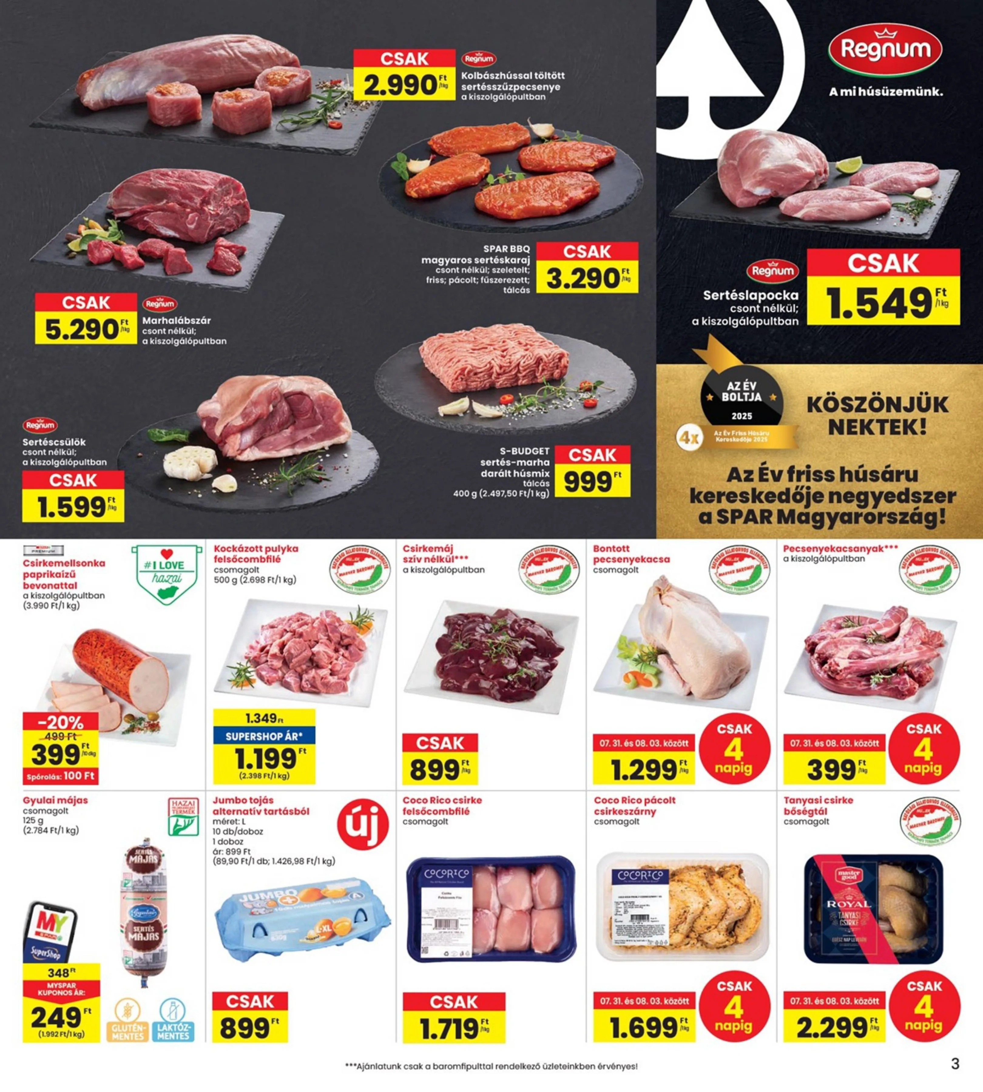 Interspar akciós újság 07.31–08.06 – 3. oldal