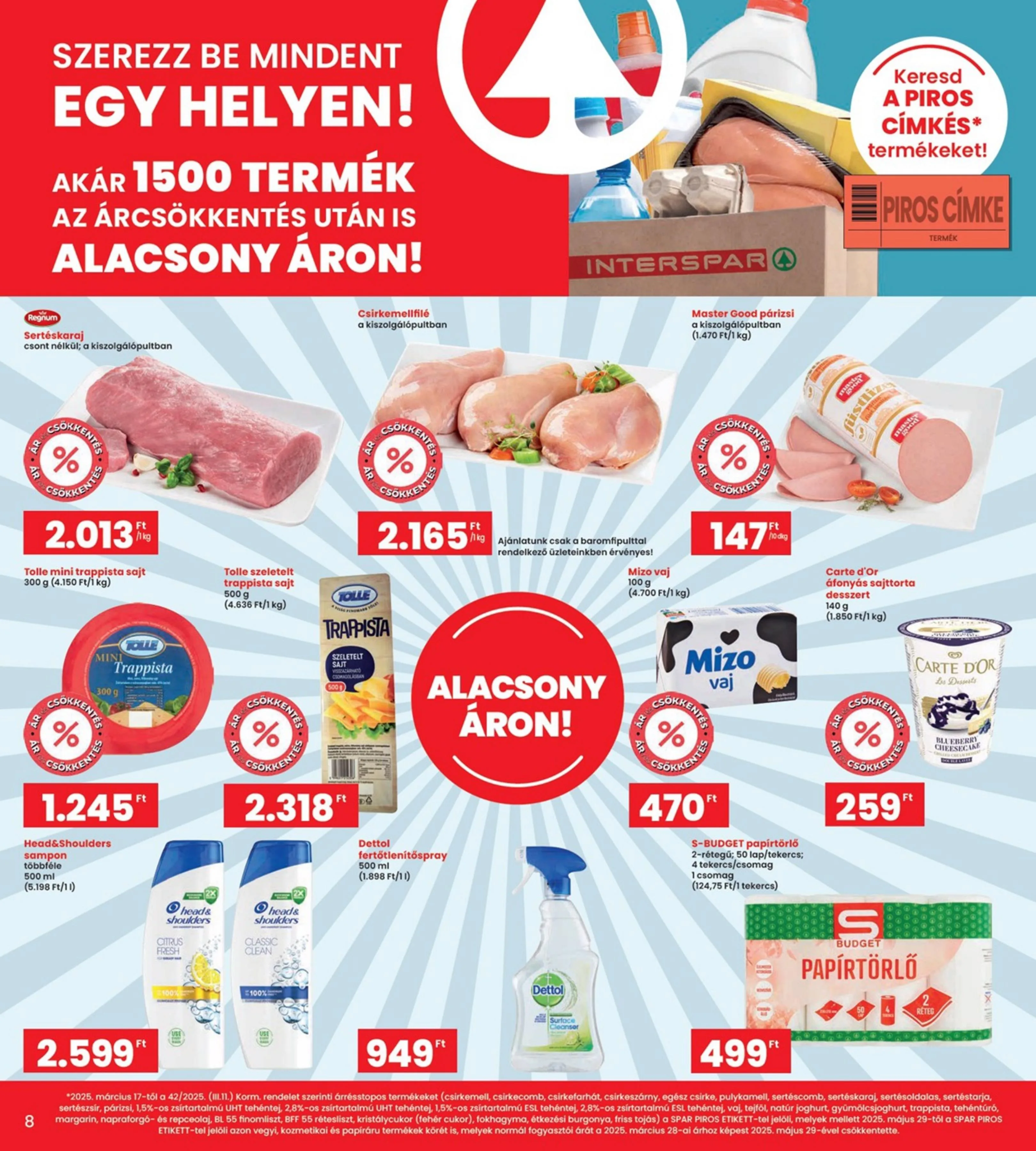 Interspar akciós újság 07.31–08.06 – 8. oldal