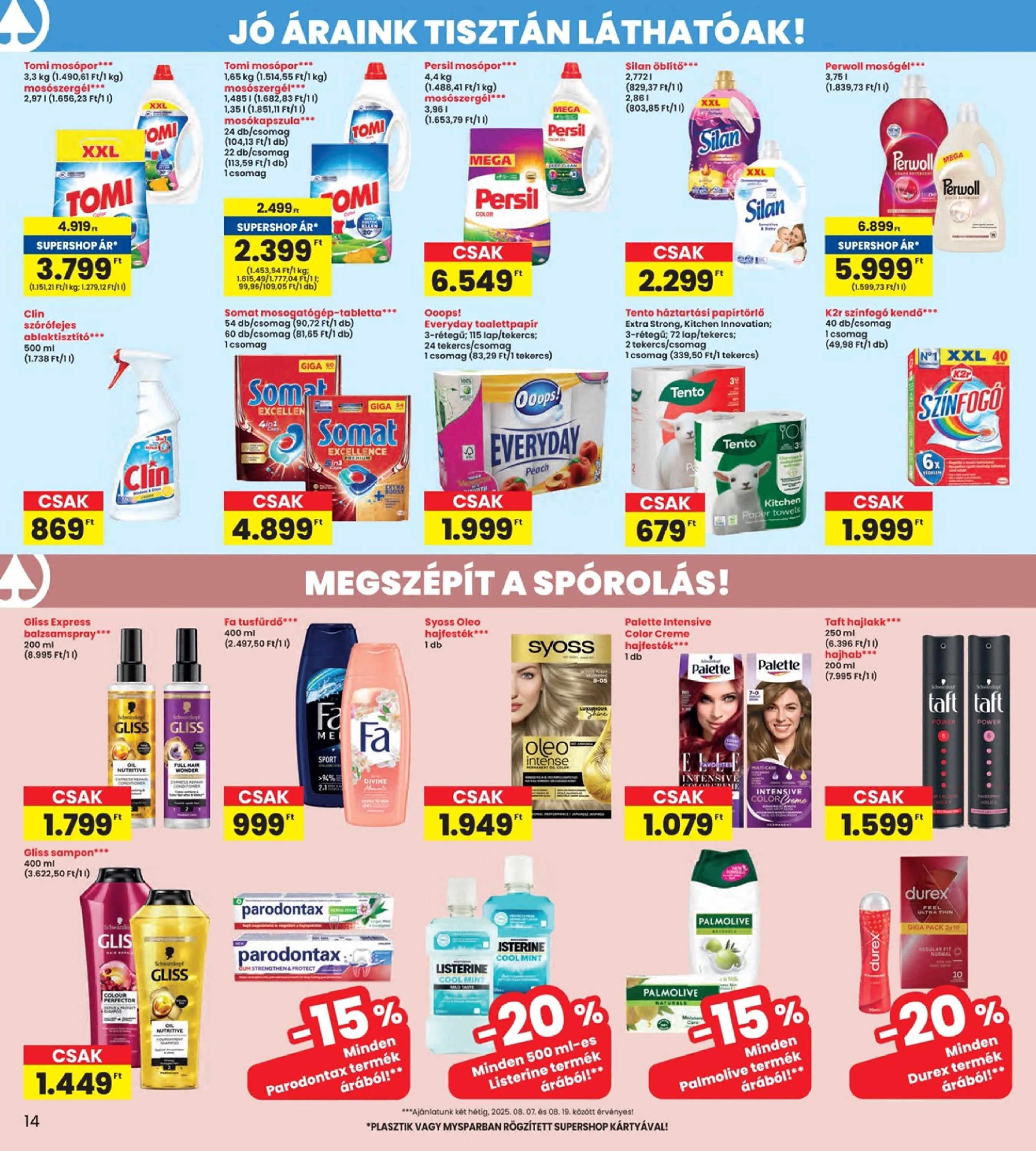 Interspar akciós újság 08.07–08.13 – 6. oldal
