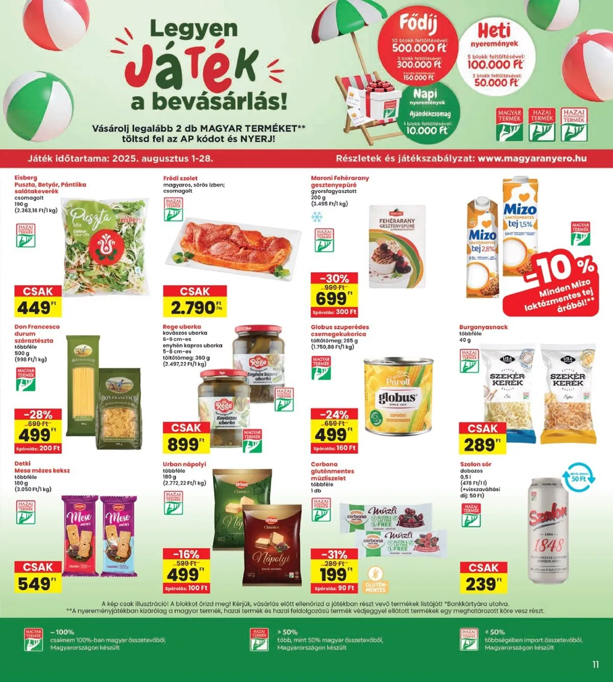 Interspar akciós újság 08.14–08.19 – 11. oldal