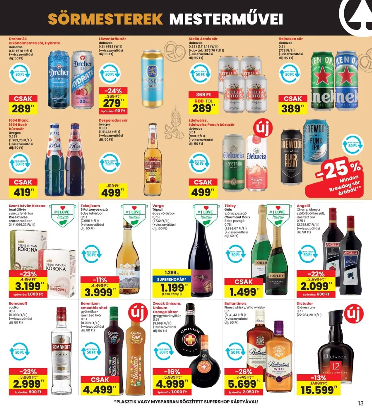 Interspar akciós újság 08.14–08.19 – 13. oldal