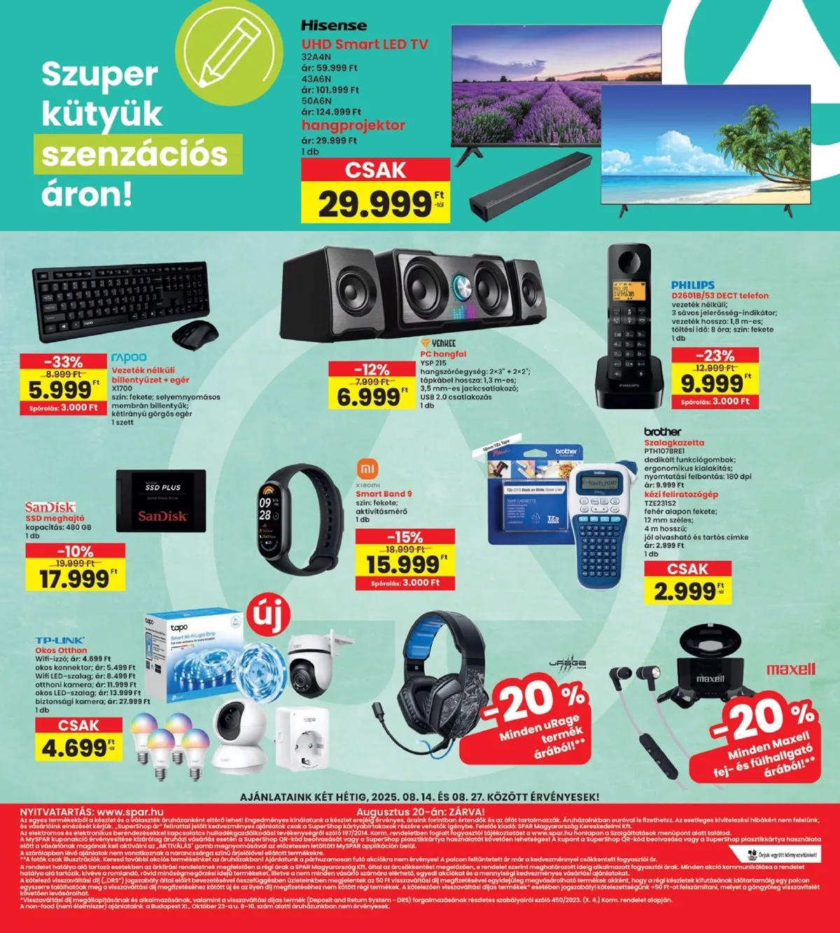 Interspar akciós újság 08.14–08.19 – 15. oldal