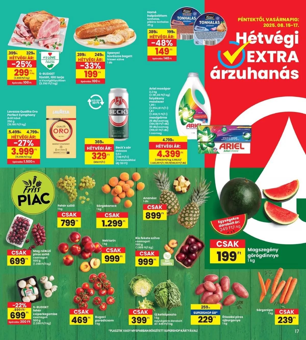 Interspar akciós újság 08.14–08.19 – 17. oldal