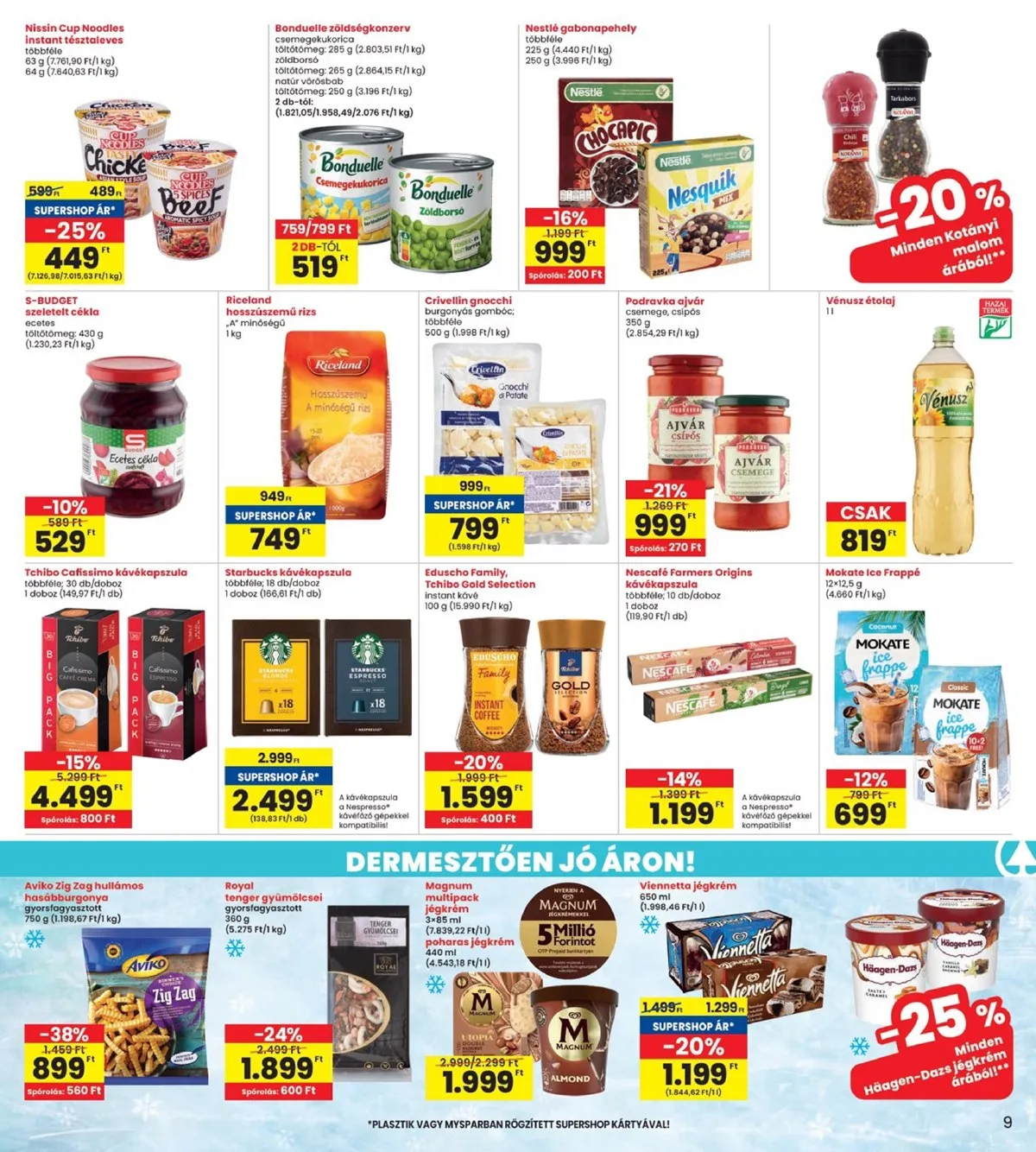 Interspar akciós újság 08.14–08.19 – 9. oldal