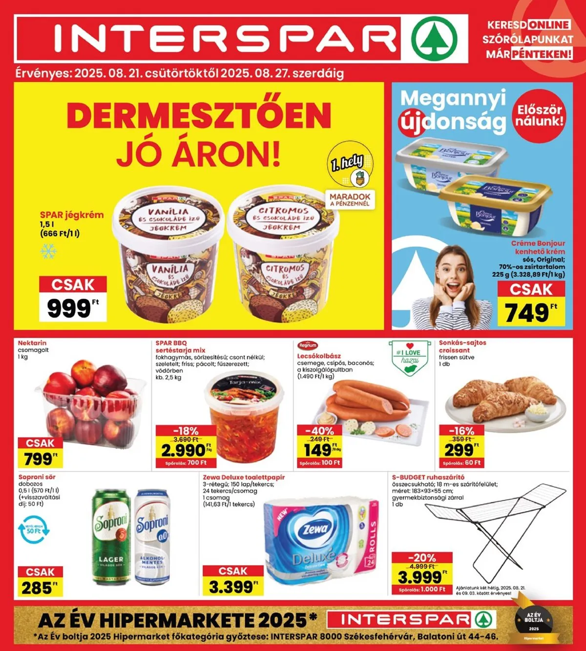 Interspar akciós újság 08.21–08.27