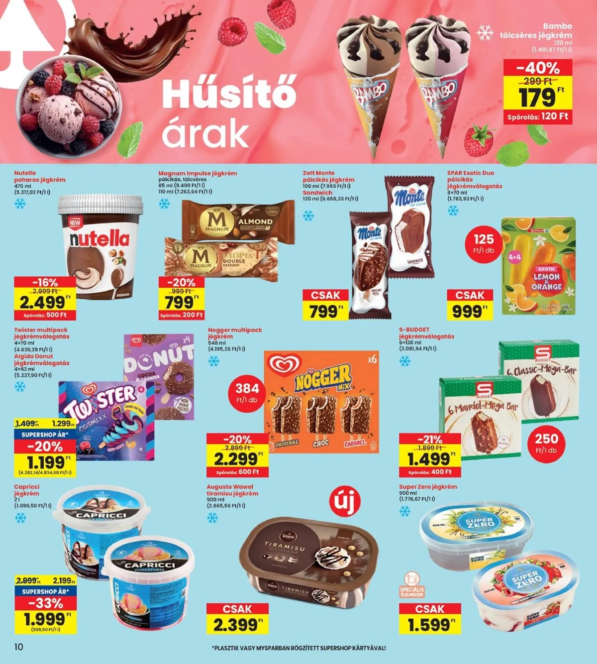 Interspar akciós újság 08.21–08.27 – 10. oldal
