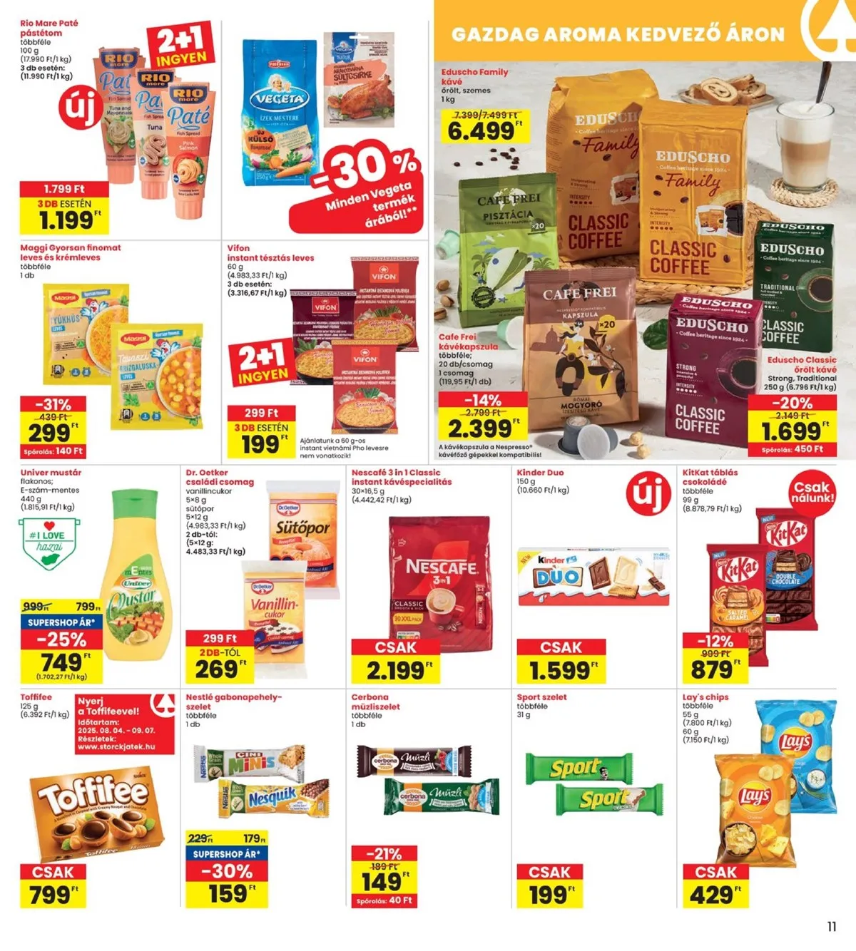 Interspar akciós újság 08.21–08.27 – 11. oldal