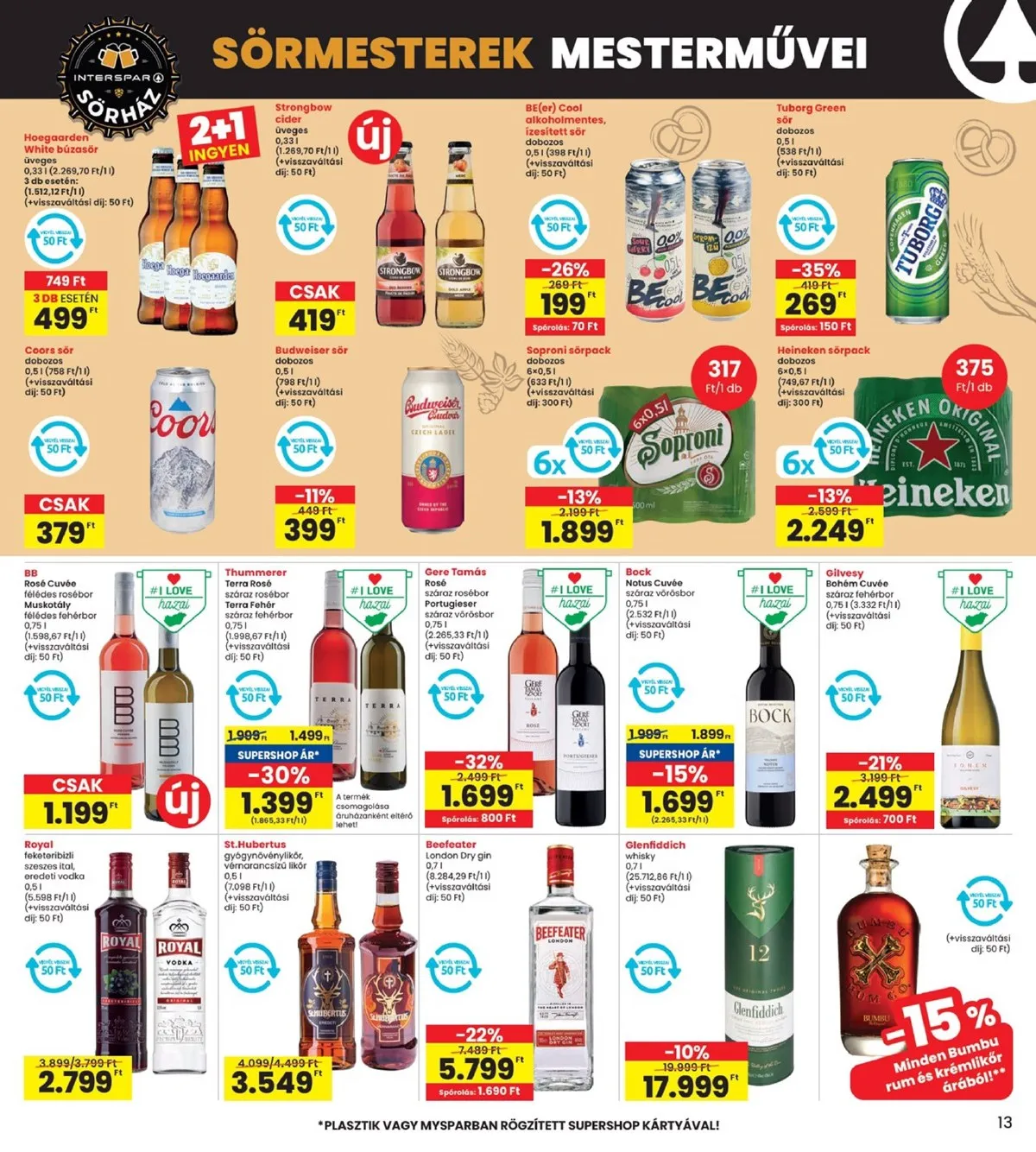 Interspar akciós újság 08.28–09.03 – 13. oldal