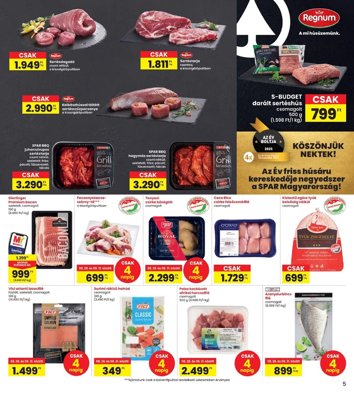 Interspar akciós újság 08.28–09.03 – 5. oldal