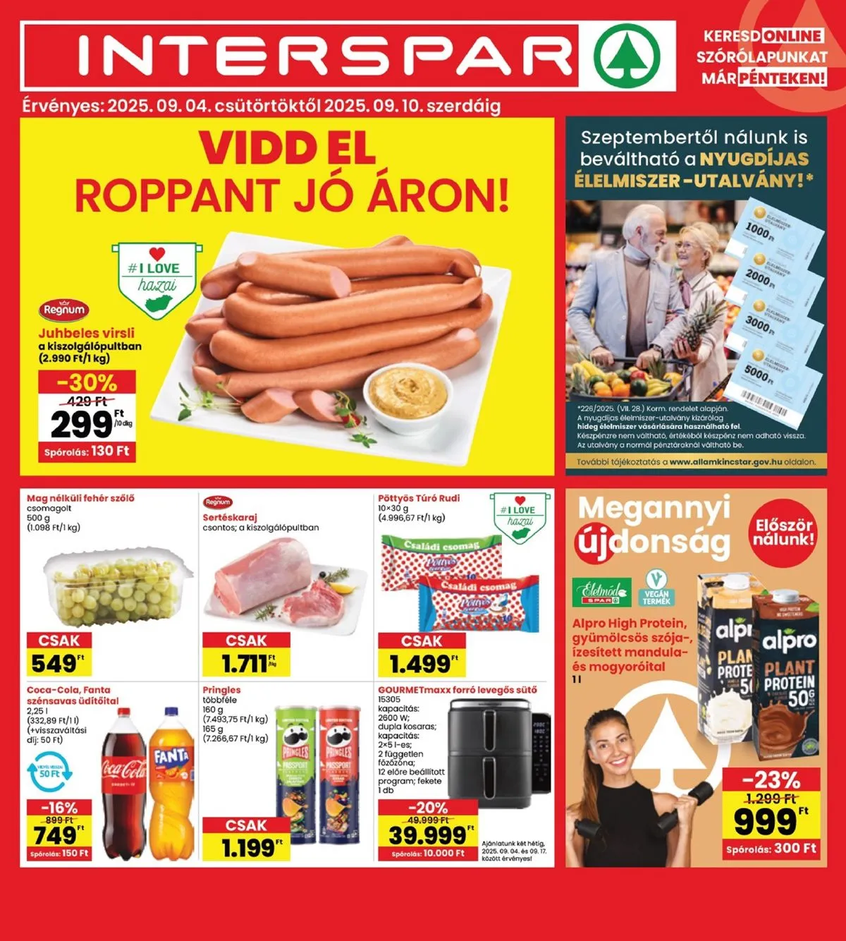 Interspar akciós újság 09.04–09.10