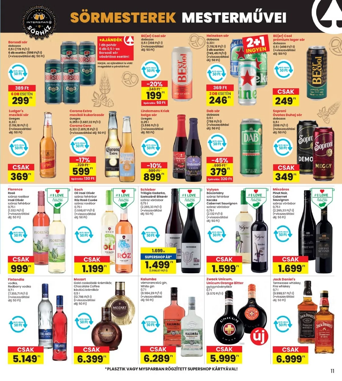 Interspar akciós újság 09.04–09.10 – 11. oldal