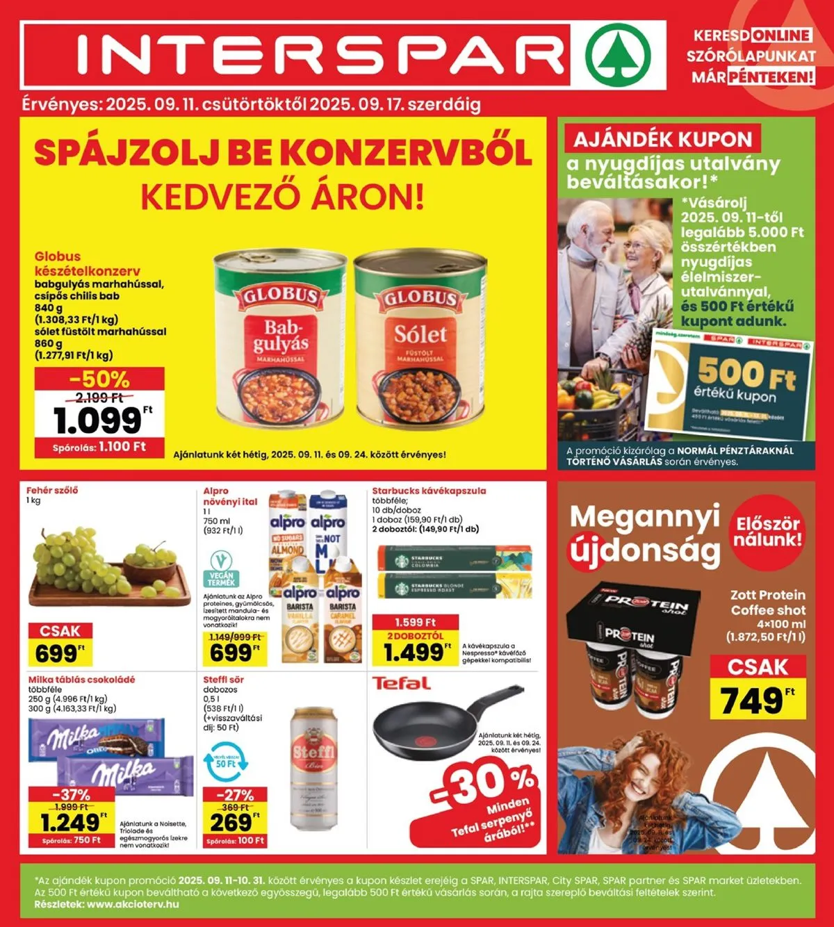 Interspar akciós újság 09.11–09.17