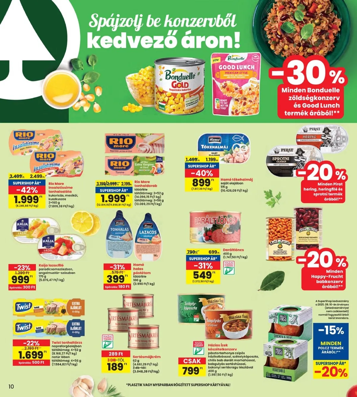 Interspar akciós újság 09.11–09.17 – 10. oldal