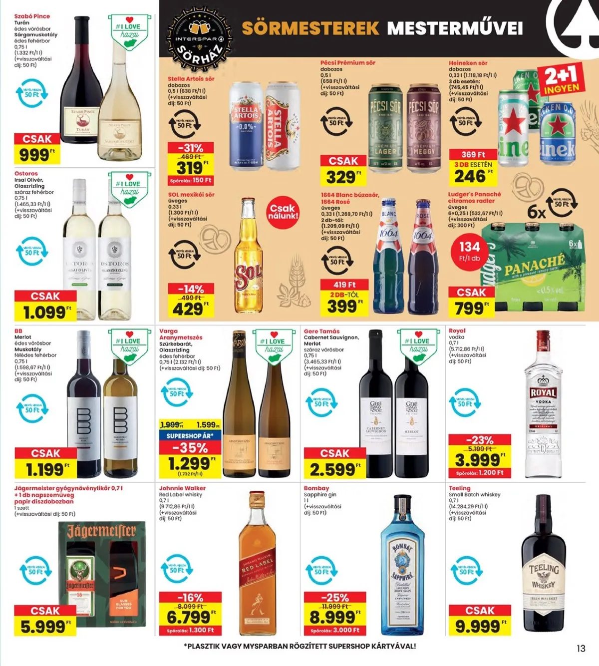 Interspar akciós újság 09.11–09.17 – 13. oldal