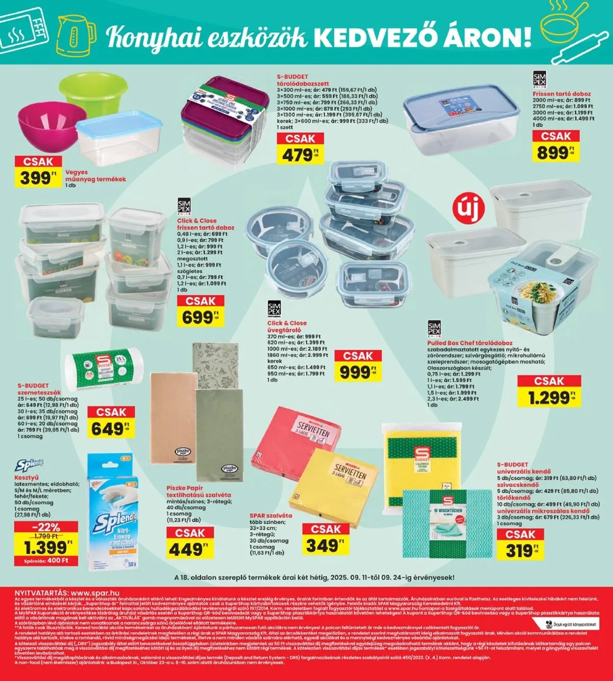 Interspar akciós újság 09.11–09.17 – 18. oldal