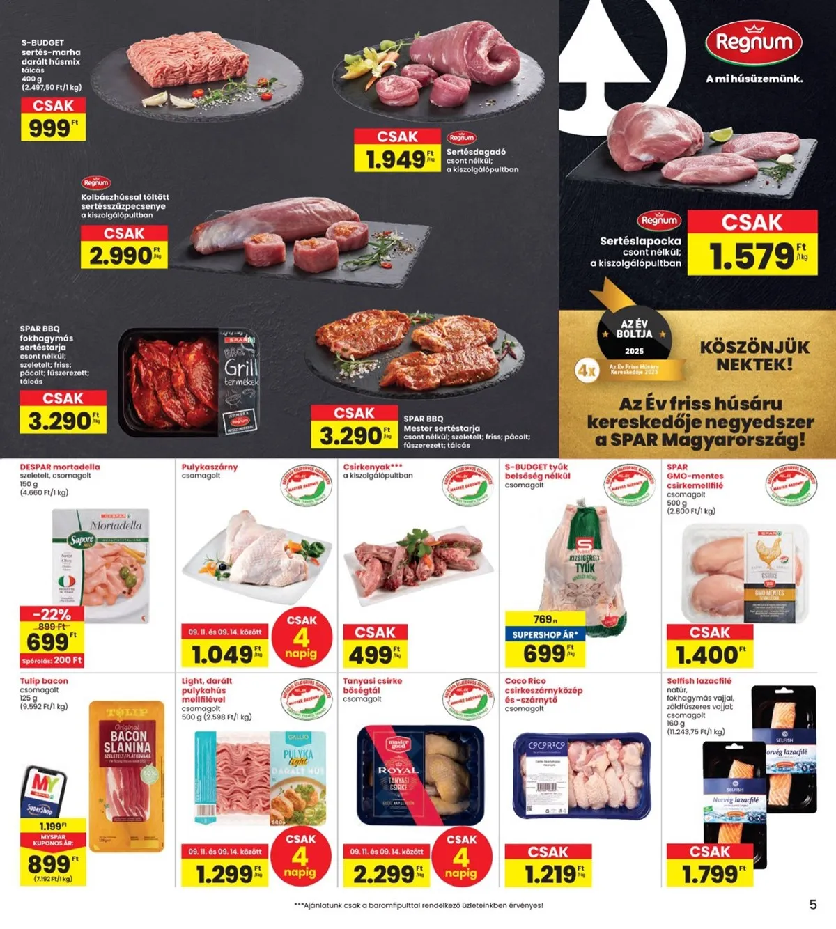 Interspar akciós újság 09.11–09.17 – 5. oldal