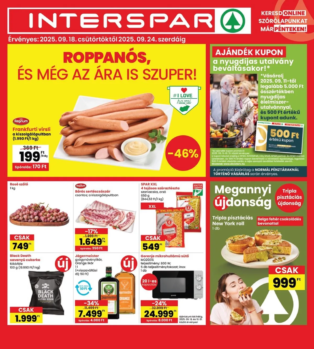 Interspar akciós újság 09.18–09.24