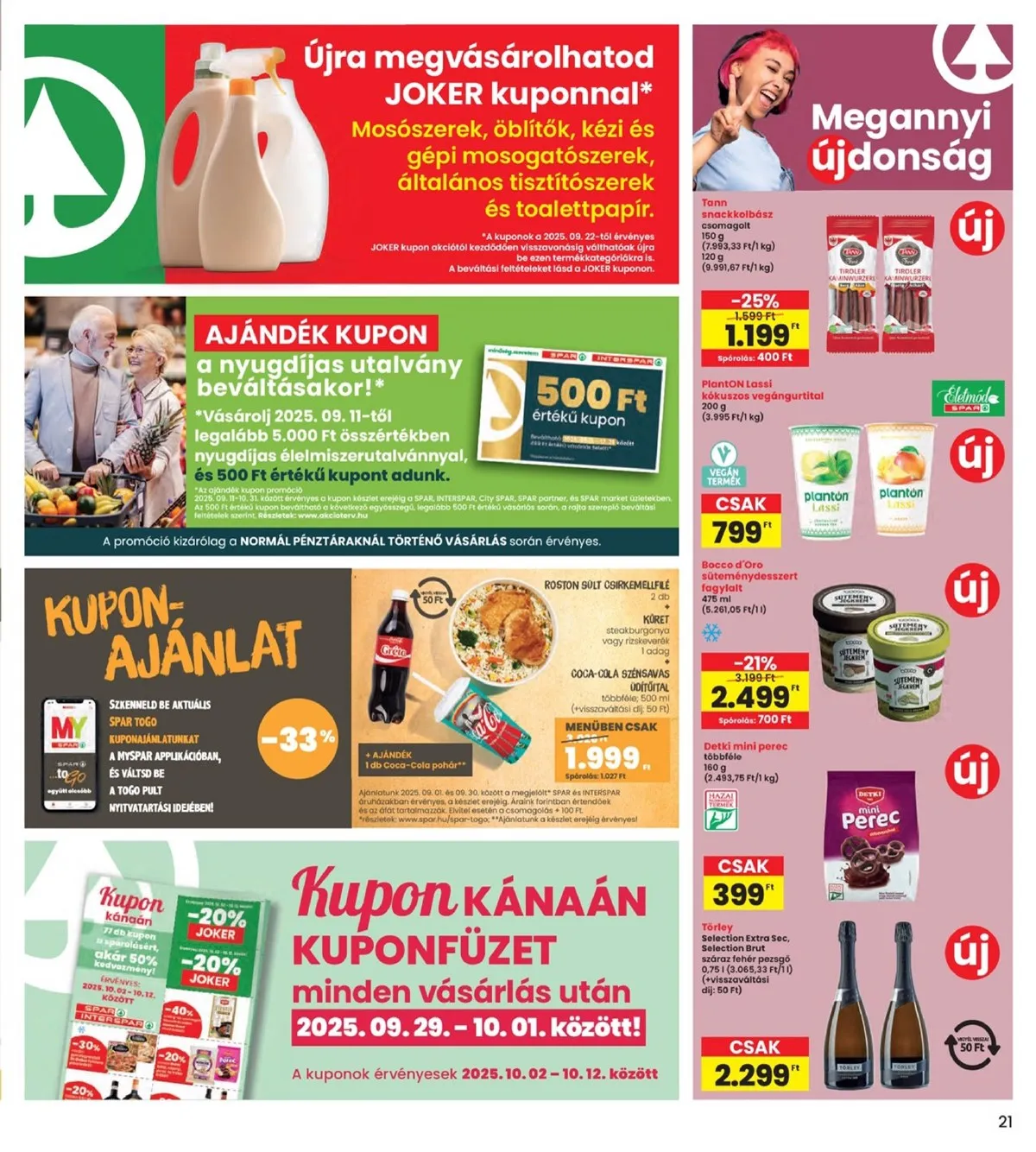 Interspar akciós újság 09.25–10.01 – 21. oldal
