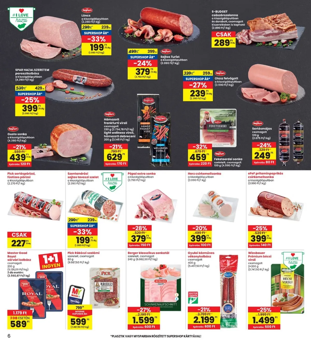 Interspar akciós újság 09.25–10.01 – 6. oldal
