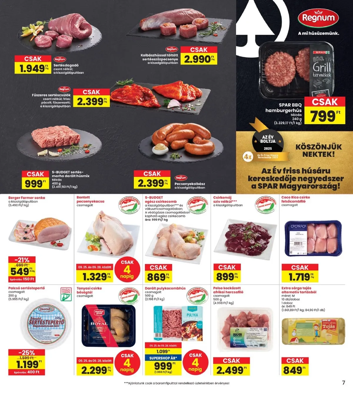 Interspar akciós újság 09.25–10.01 – 7. oldal