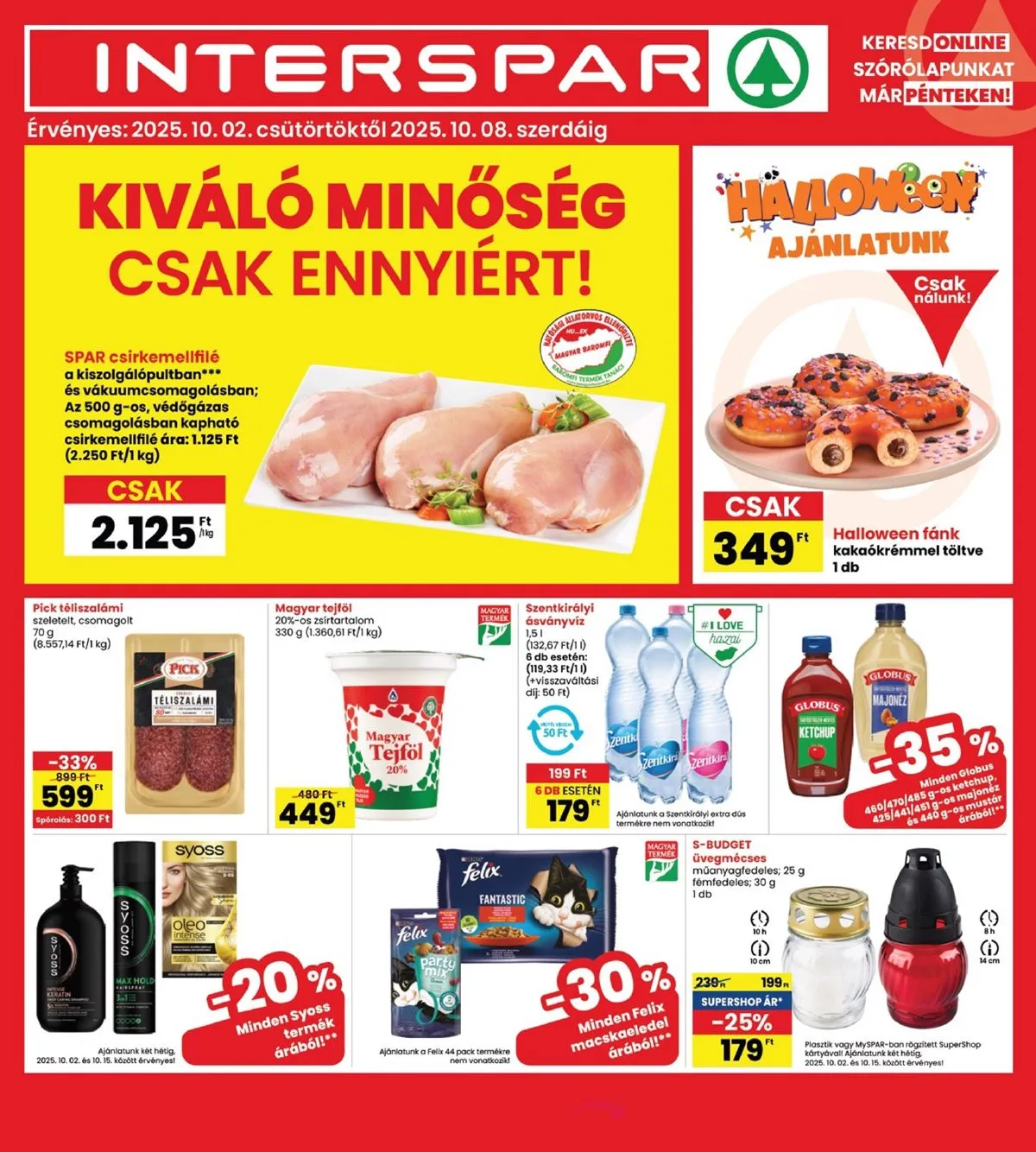 Interspar akciós újság 10.02–10.08