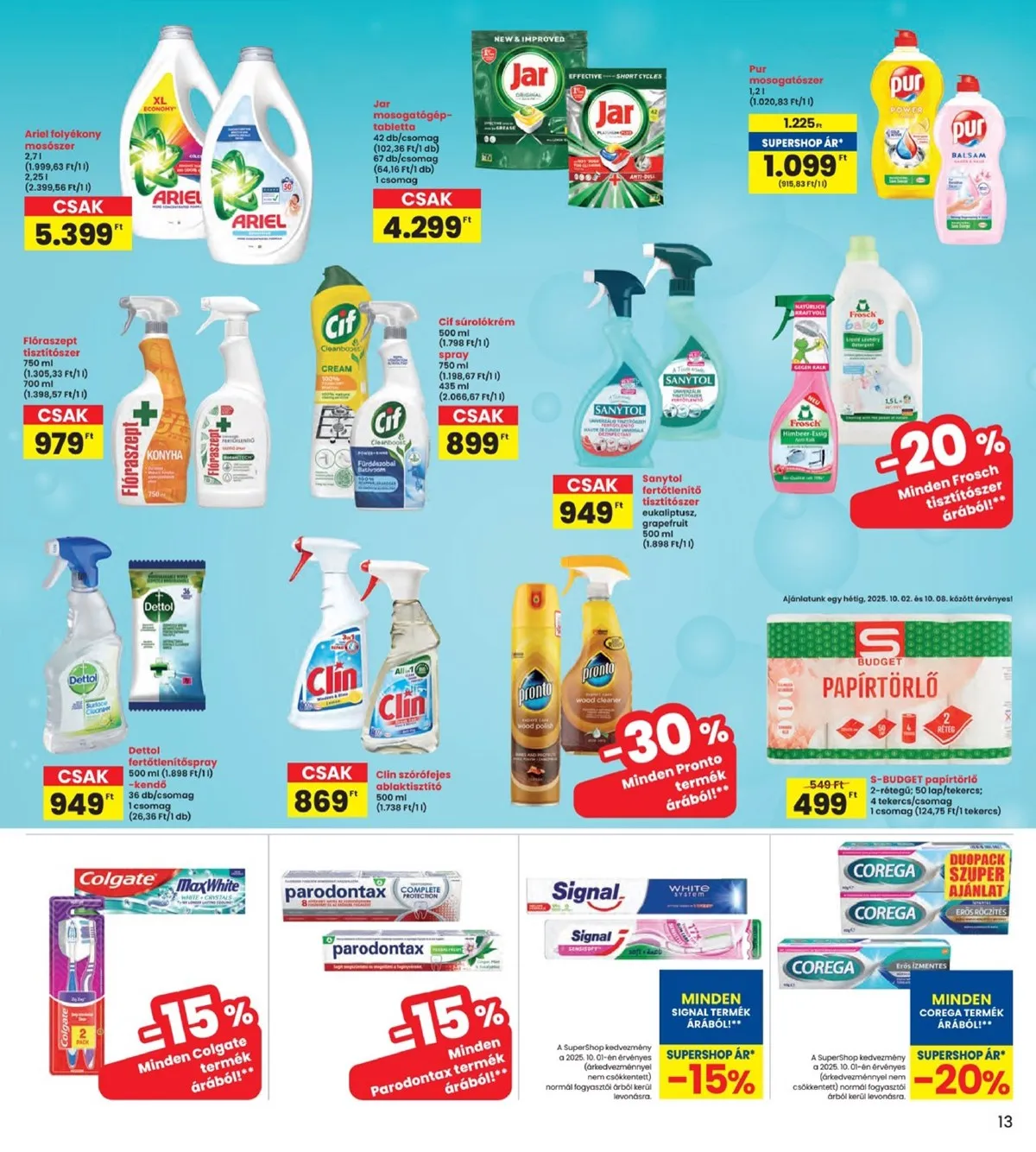 Interspar akciós újság 10.02–10.08 – 13. oldal