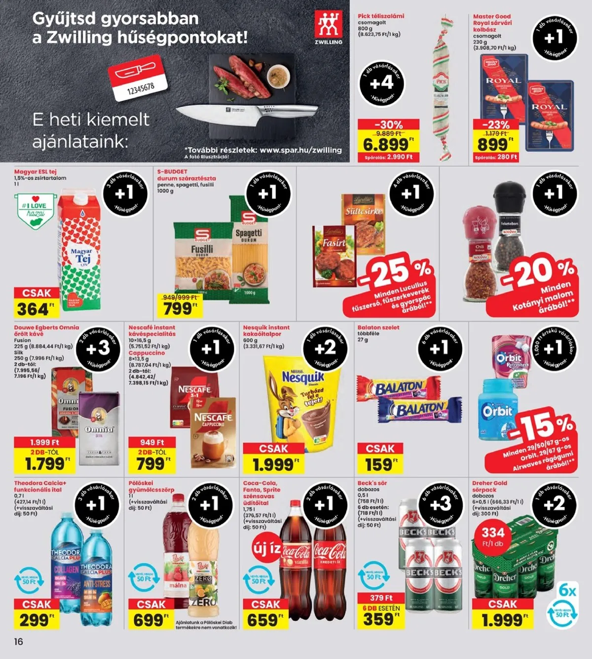 Interspar akciós újság 10.02–10.08 – 16. oldal