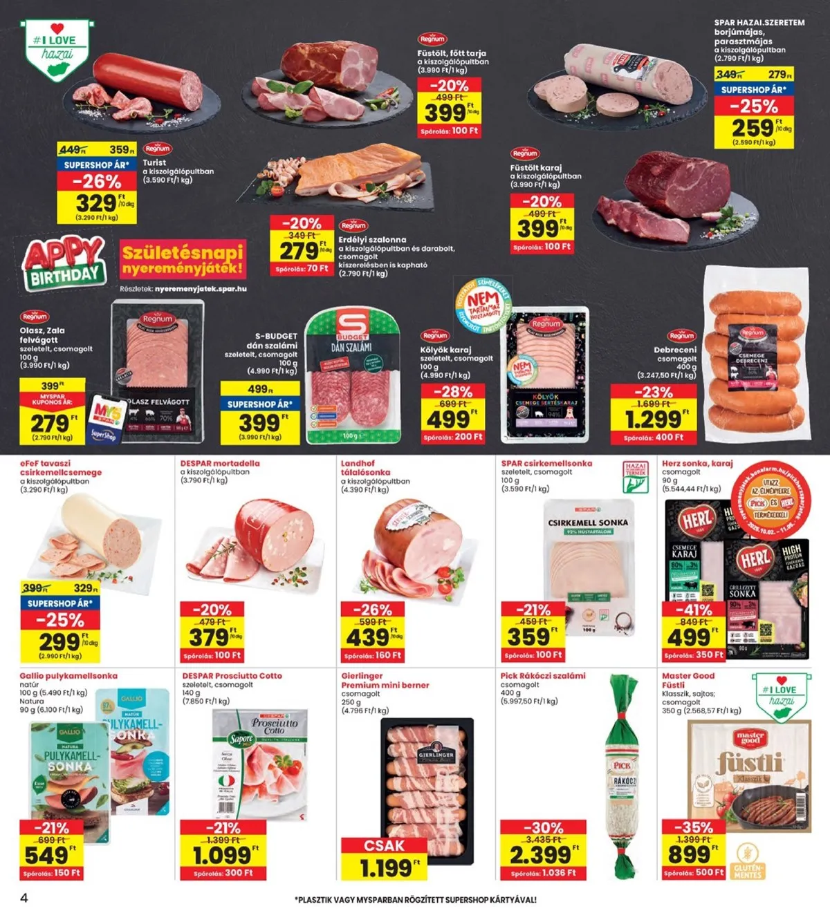 Interspar akciós újság 10.02–10.08 – 4. oldal