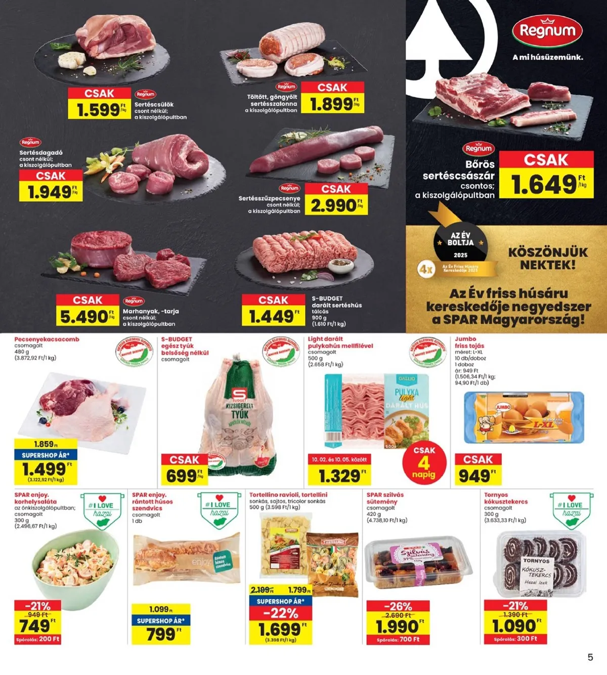 Interspar akciós újság 10.02–10.08 – 5. oldal