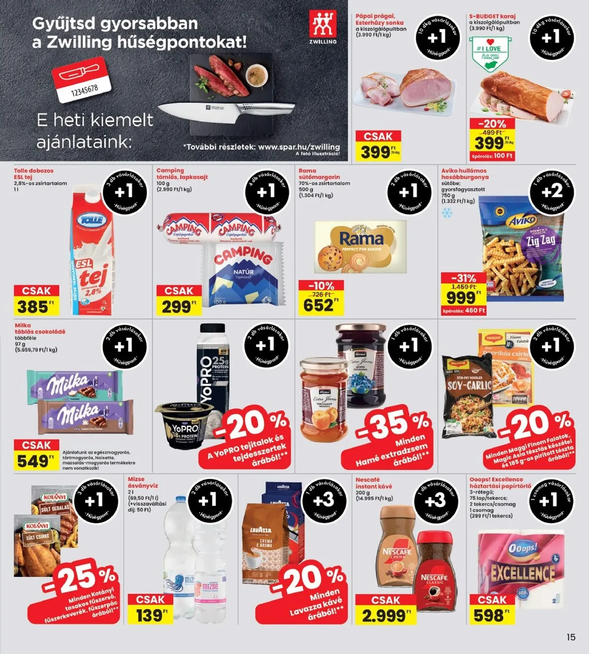 Interspar akciós újság 10.09–10.15 – 15. oldal