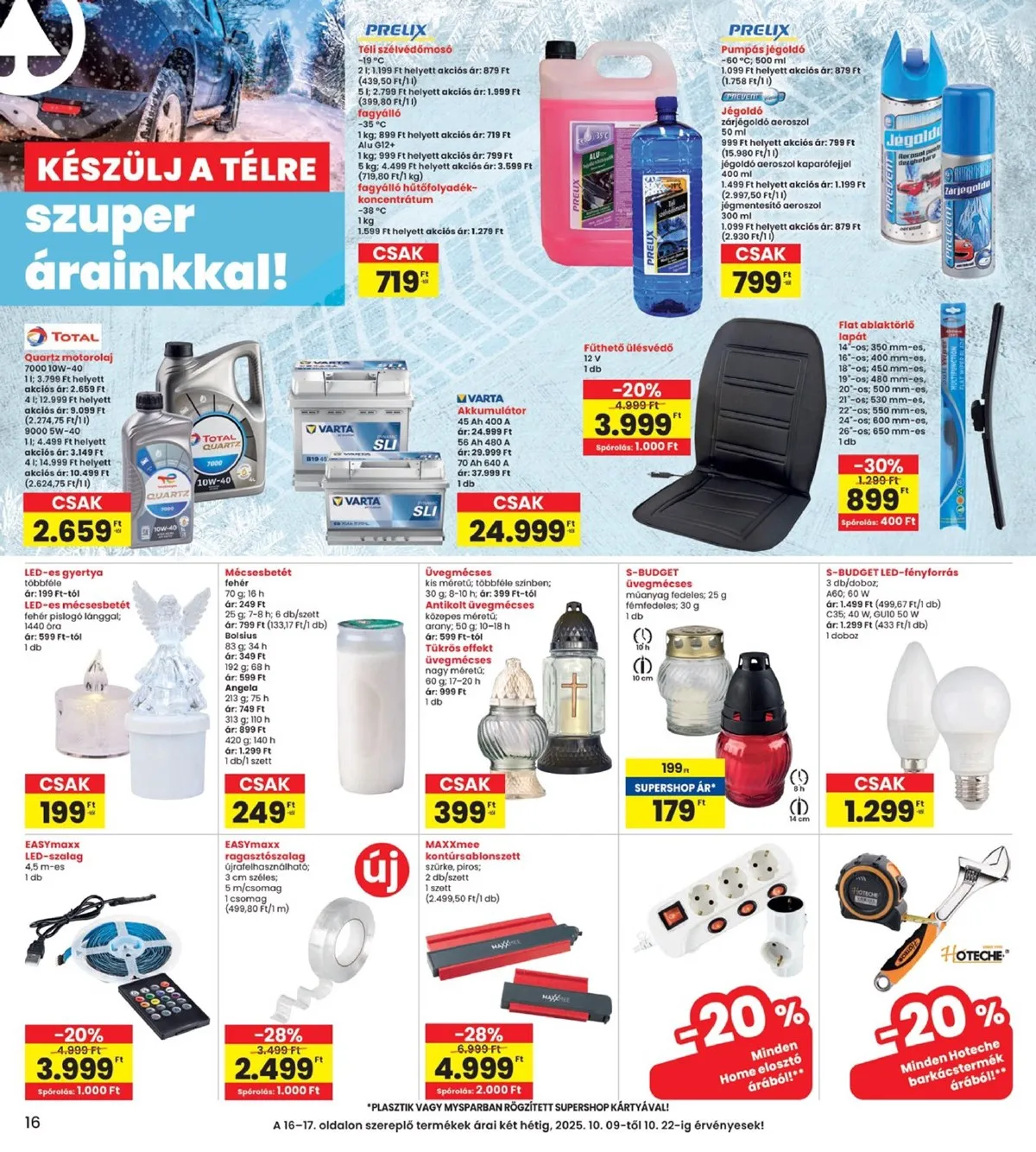 Interspar akciós újság 10.09–10.15 – 16. oldal