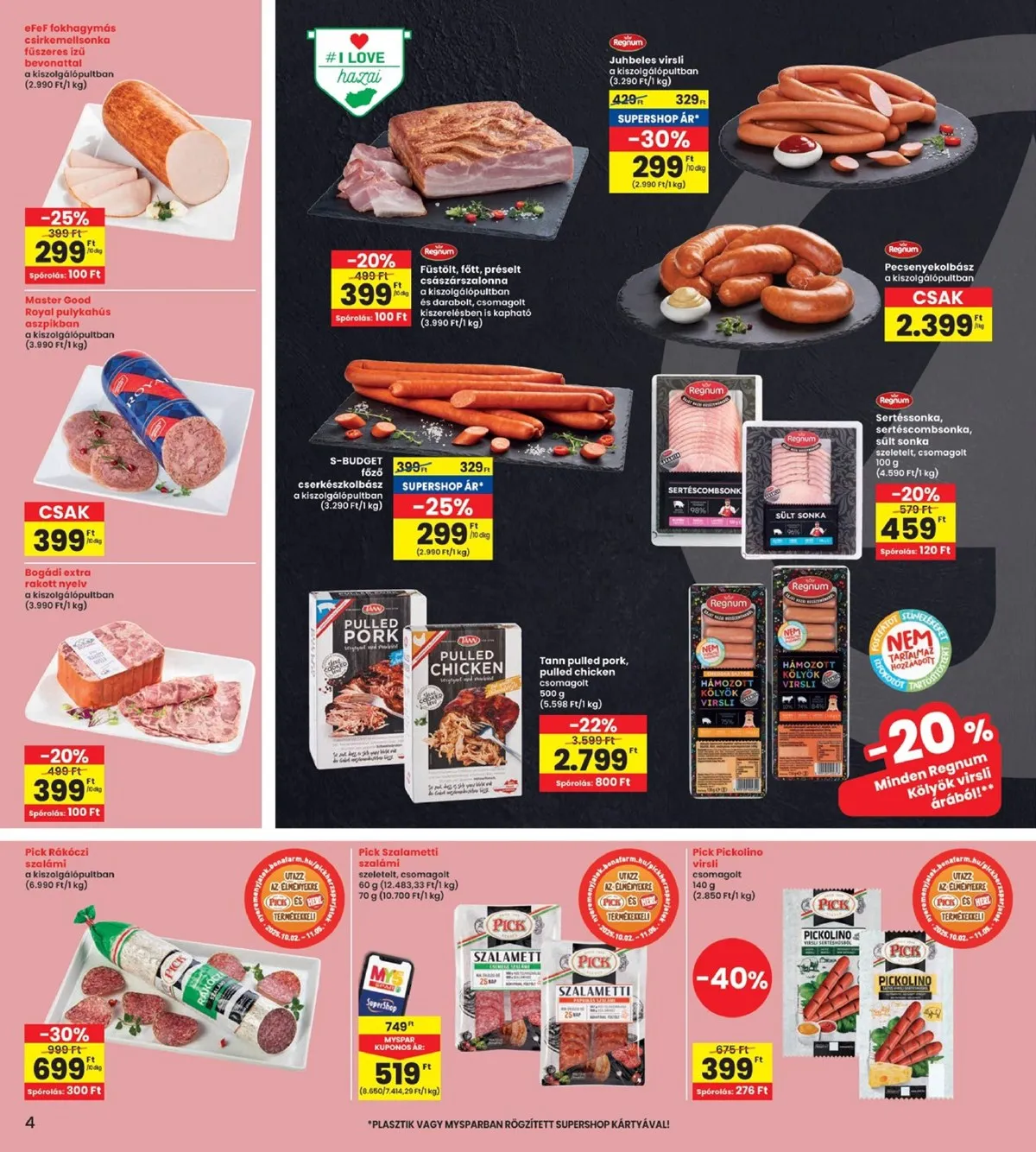 Interspar akciós újság 10.09–10.15 – 4. oldal