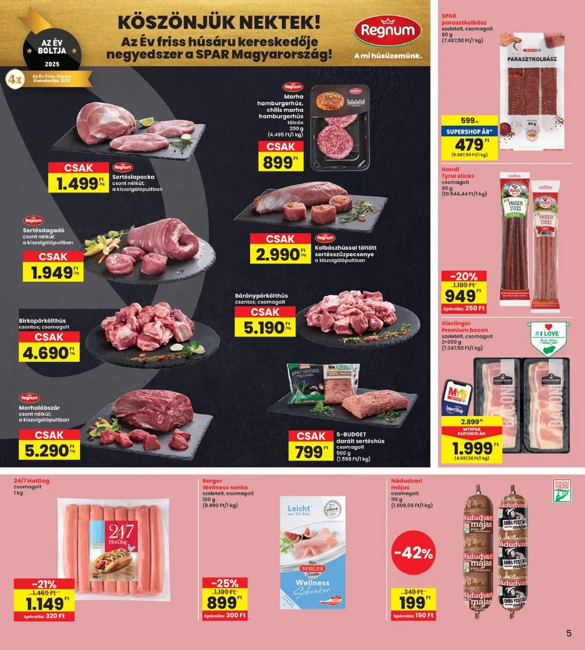 Interspar akciós újság 10.09–10.15 – 5. oldal
