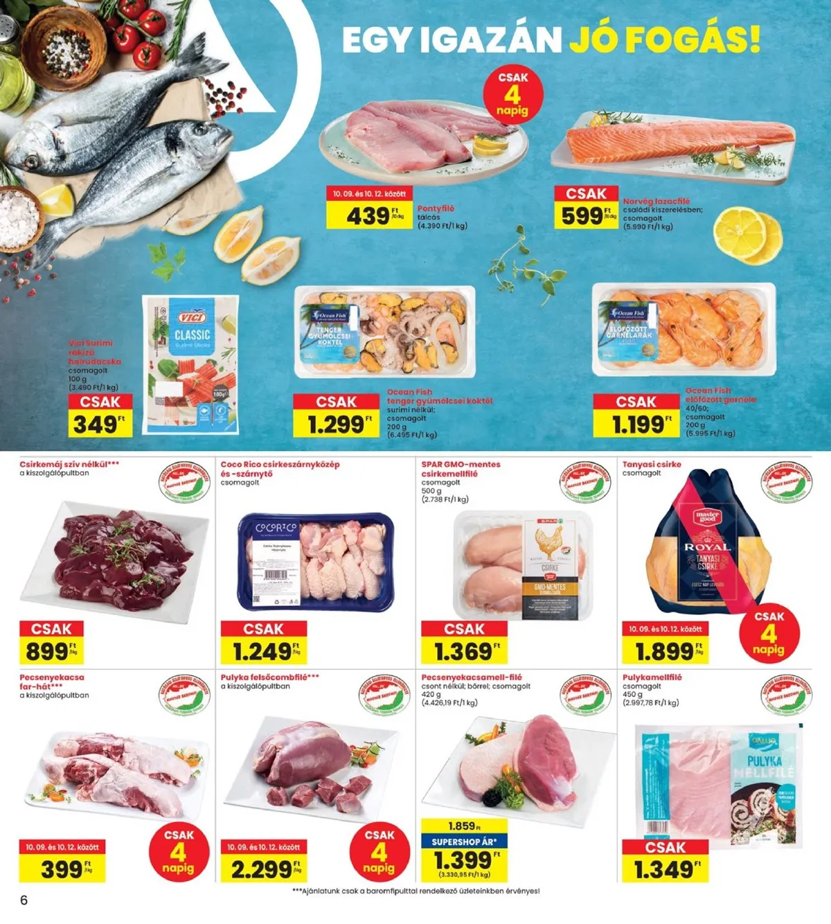 Interspar akciós újság 10.09–10.15 – 6. oldal