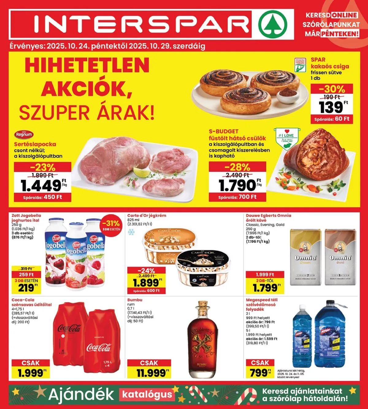Interspar akciós újság 10.24–10.29