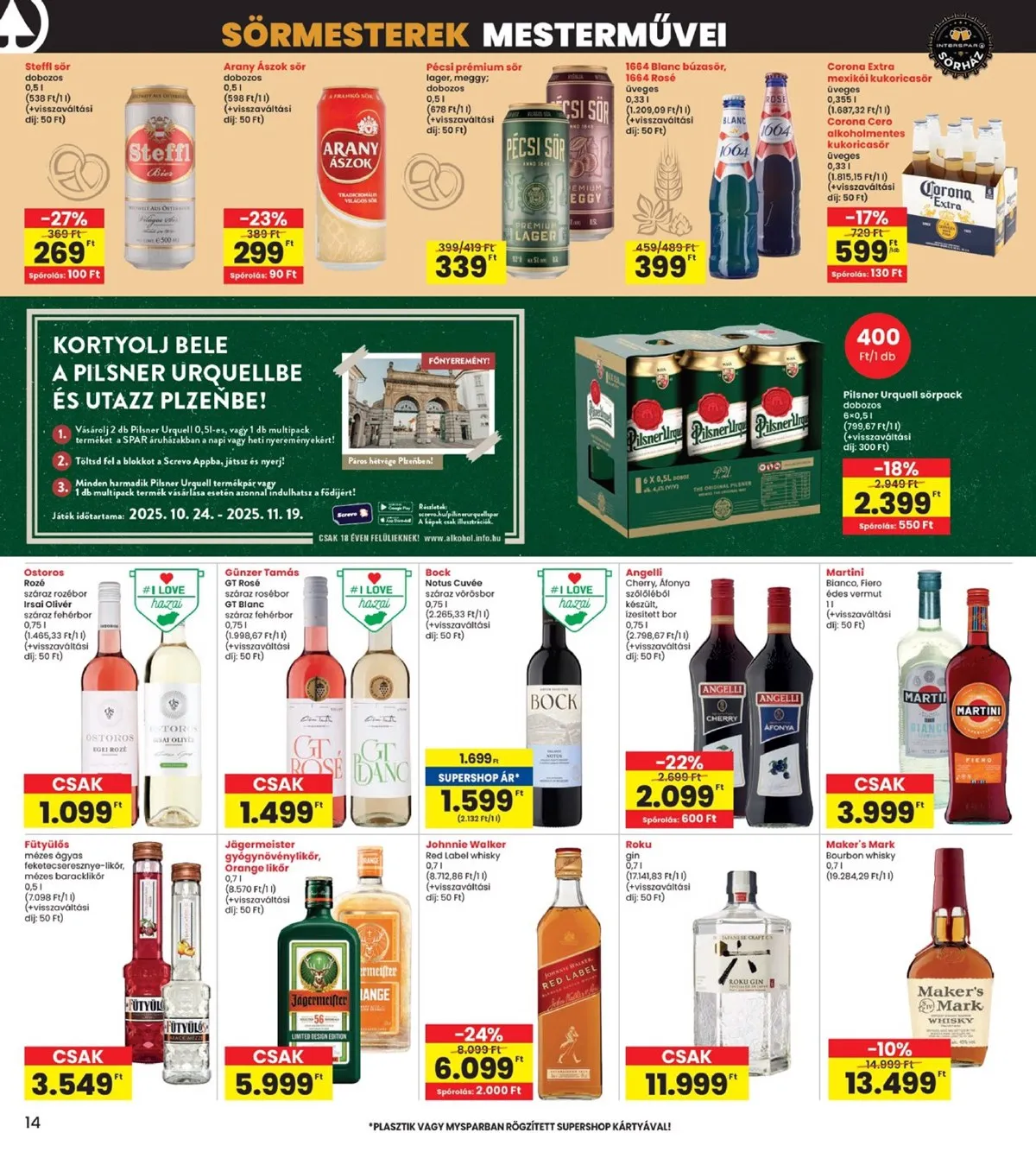 Interspar akciós újság 10.24–10.29 – 14. oldal