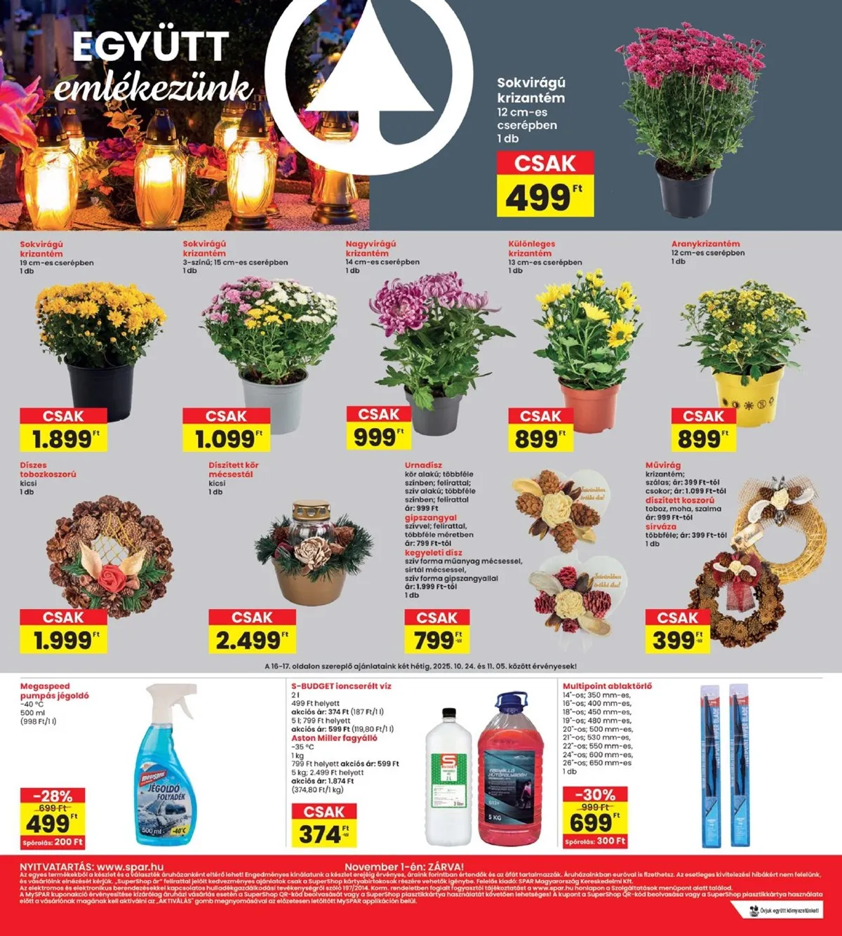 Interspar akciós újság 10.24–10.29 – 16. oldal