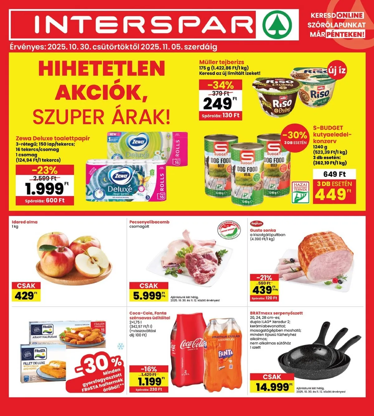 Interspar akciós újság 10.30–11.05