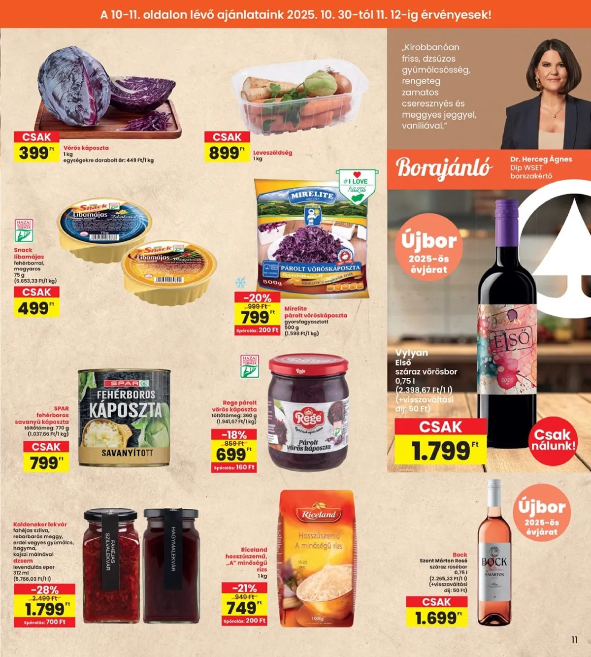Interspar akciós újság 10.30–11.05 – 11. oldal