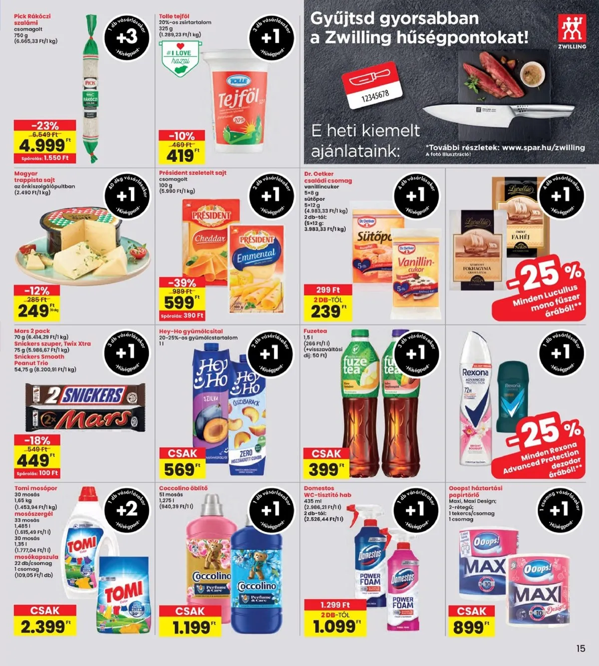 Interspar akciós újság 10.30–11.05 – 15. oldal